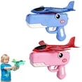 thumbnail image 1 of Cute Dinosaur Foam Airplane Launcher Outdoor Flying Catapult Gun Lightweight Easy Launch Glider Planes Long Flight Distance Birthday Gifts & Party Favors for Kids,Pink,Blue, 1 of 6
