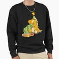 thumbnail image 1 of Cute Dinosaur Merry Christmask Unisex Sweatshirt Funny Retro Vintage Holiday Graphic G4523, Up to Size 5XL, 1 of 2