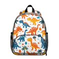 thumbnail image 1 of Cute Dinosaur Pattern Backpack Backpack for School,Cute School Bag,Schoolbag with Adjustable Shoulder Straps & Padded Back,13.8"x11.4"x6", 1 of 6