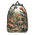 thumbnail image 1 of Cute Dinosaur Pattern Backpack for School,Cute School Bag,Schoolbag with Adjustable Shoulder Straps & Padded Back,15.7"x11.8"x5.5", 1 of 5