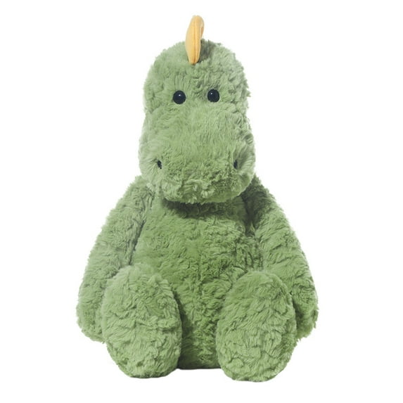 Cute Dinosaur Plush Toy, Soft Stuffed Animal Doll, Adorable Green Dino Plushie Pillow, Cozy Sleeping Companion, Fluffy Cuddly Hugging Toy, Birthday Gift for Girls, Kids, Friends
