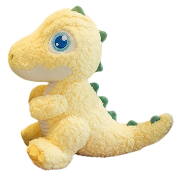 Cute Dinosaur Plush Toy Soft Stuffed Animal Kawaii Green Dino Doll Gift Decor Pillow