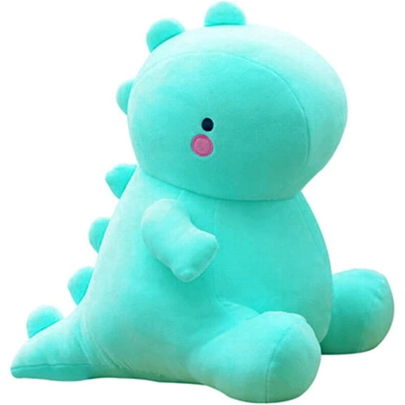 Cute Dinosaur Plush Toys, Fat Dinosaur Stuffed Animals Dolls, Soft Plush Dino Plushie, Birthday Gifts for Kids Girls Boys Pink 12 inch