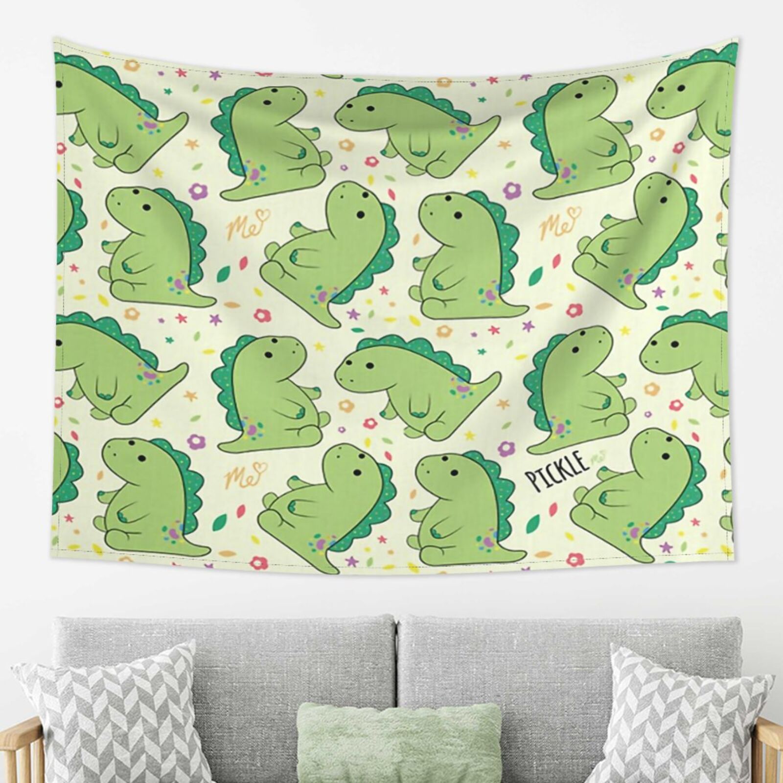 Cute Dinosaur Tapestry 80x60in Home Decoration Poster Wall Tapestries