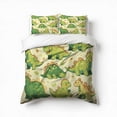 thumbnail image 1 of Cute Dinosaurs Green Bedding Set 3 Pcs Soft Microfiber Quilt Cover For Bedroom Decor, Comforter Cover With 2 Pillowcase, 1 of 5