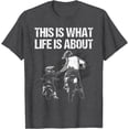 thumbnail image 1 of Cute Dirt Bike Art Men Father and Son Dirtbike Motorcycle Lovers Softstyle Unisex T-Shirt,Dark Heather Grey Color,Size 5XL, 1 of 5