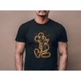 Cute Disney Halloween Mickey Mouse on Fire T Shirt