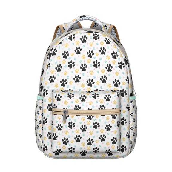 Cute Dog Backpack for School & Work - Durable Waterproof Laptop Backpack, Dog Lover Gift, Lightweight College Backpack with USB Port (Hidden), Multi-Compartment Design for Students & Travel