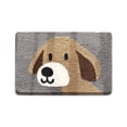 thumbnail image 1 of Cute Dog Bath Rug, Bathroom Mat Non-Slip Soft Shower Rug Plush Microfiber Water Absorbent Shaggy Floor Mats for Kids Room, Bedroom, Kitchen (Dog, 16 x 24), 1 of 6