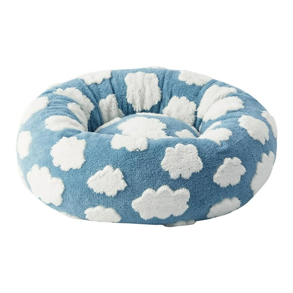 Cute Dog Bed For Small Dogs - Washable Puppy Beds,Cozy Rectangle Orthopedic Pet Sofa With Shaggy Plush Slip Bottom
