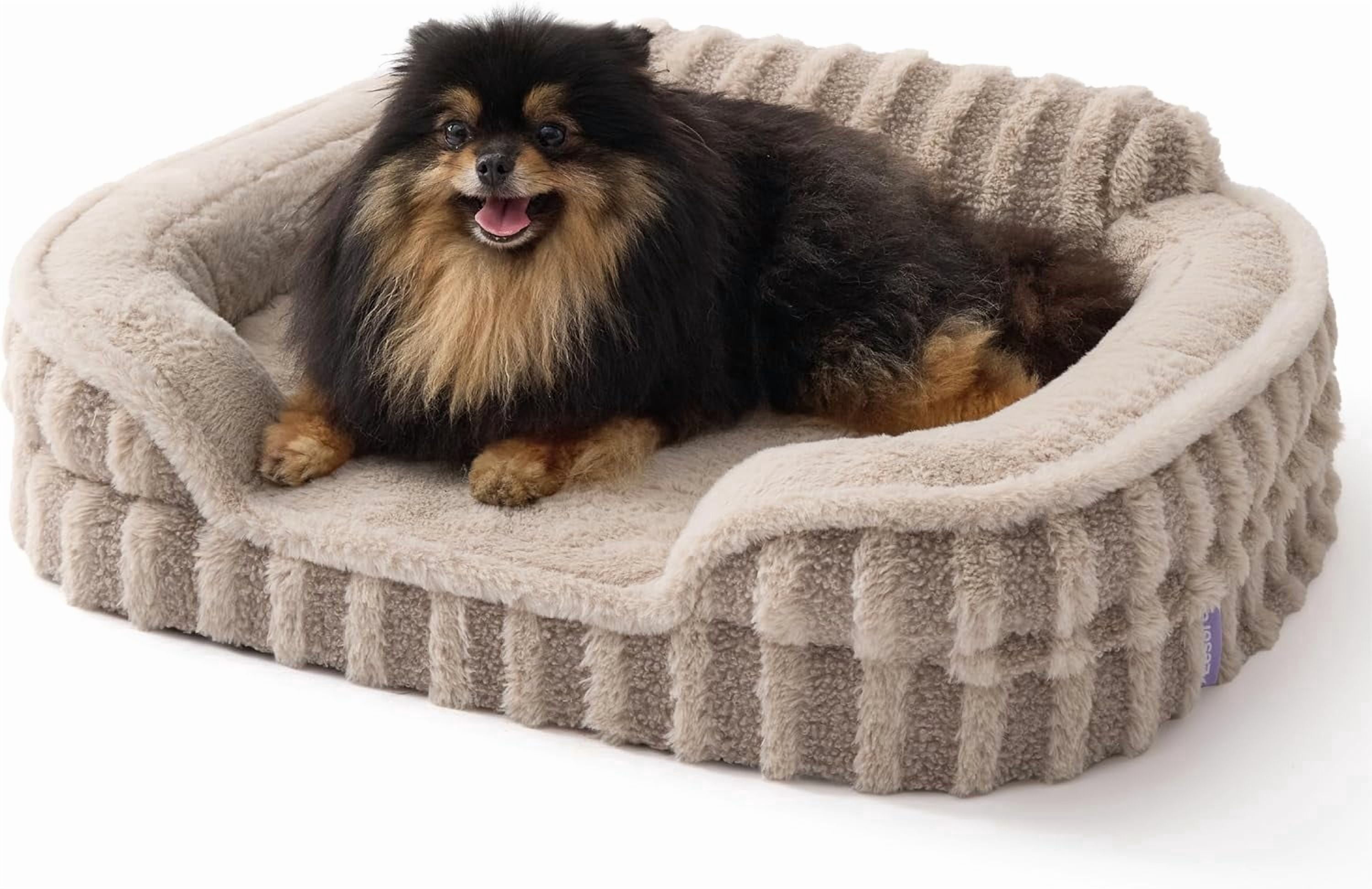 Cute Dog Bed for Small Dogs, Orthopedic Waterproof Small Pet Beds with ...