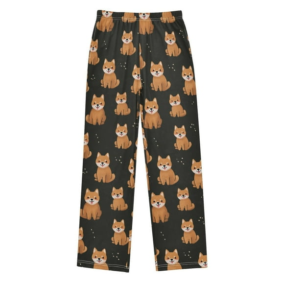 Cute Dog Boys Pajama Pants Soft and Lightweight Elastic Waistband Children's Pajama Pants
