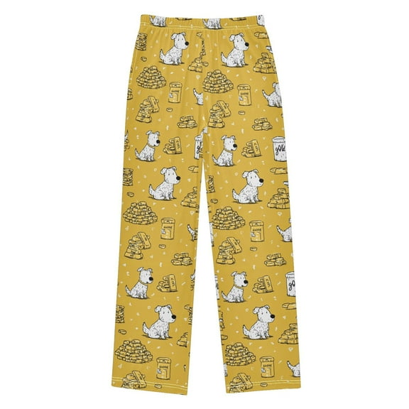 Cute Dog Boys Pajama Pants Soft and Lightweight Elastic Waistband Children's Pajama Pants