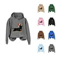 thumbnail image 1 of Cute Dog Christmas Hoodies for Women 2025 Long Sleeve Puppy Graphic Hooded Sweatshirt for Dog Lovers Pullover Tops, 1 of 6