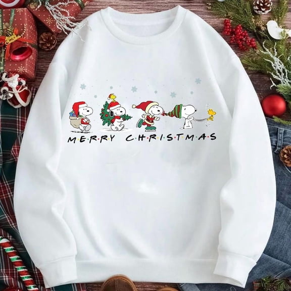 Cute Dog Christmas Sweatshirt, Snoopy Holiday T-Shirt, Retro Dog Santa Hoodie, Vintage Christmas Shirt