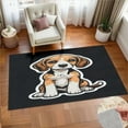 thumbnail image 1 of Cute Dog Design Soft Large Area Rugs Washable Rug With Non-Slip Backing Carpet For Living Room Bedroom Kitchen, 1 of 6