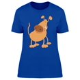 thumbnail image 1 of Cute Dog Doodle Cartoon T-Shirt Women -Image by Shutterstock, Female Medium, 1 of 2