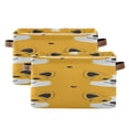 thumbnail image 1 of Cute Dog Faces with Hearts Square Storage Bins with Handles Collapsible Containing Box 2 Packs, 1 of 9