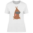 thumbnail image 1 of Cute Dog Funny Cartoon T-Shirt Women -Image by Shutterstock, Female Medium, 1 of 2