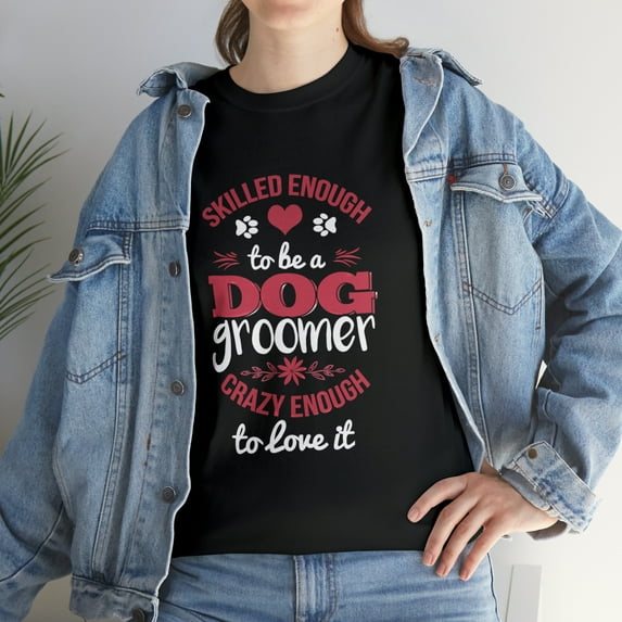Cute Dog Groomer Women Dog Grooming Christmas Gift TShirt