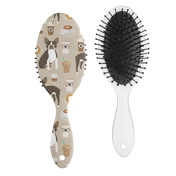 Cute Dog Hair Styling Brush - No-Pull Comfort for Sensitive Scalps