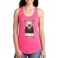 thumbnail image 1 of Cute Dog In Ugly Sweater Art Racerback Tank Women -Image by Shutterstock, Female XX-Large, 1 of 4