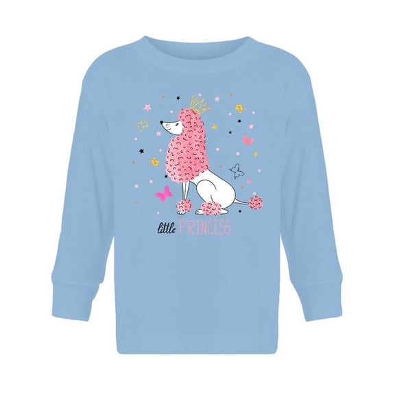 Cute Dog Little Princess Long Sleeve Toddler -Image by Shutterstock,  5 Toddler