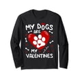 thumbnail image 1 of Cute Dog Lover Heart Design Long Sleeve T-Shirt for Pet Enthusiasts, 1 of 3