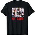 thumbnail image 1 of Cute Dog Lover Heart Pet Animal Love Top My Best Friend Dawg Unisex T-Shirt, up to size 5XL, 1 of 2