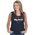 thumbnail image 1 of Cute Dog Lover Heart Pet Parent Owner Tank Top Tee Shirt Women Brisco Brands S, 1 of 6
