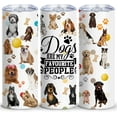 thumbnail image 1 of Cute Dog Mom Gifts for Women Dog Lover , Puppy Birthday Gifts Idea- Dogs Are My Favorite People Tumblers Cup Coffee Mug with Lid 20oz - Insulated Skinny Tumbler Water Bottle for Hot & Cold Drinks, 1 of 6