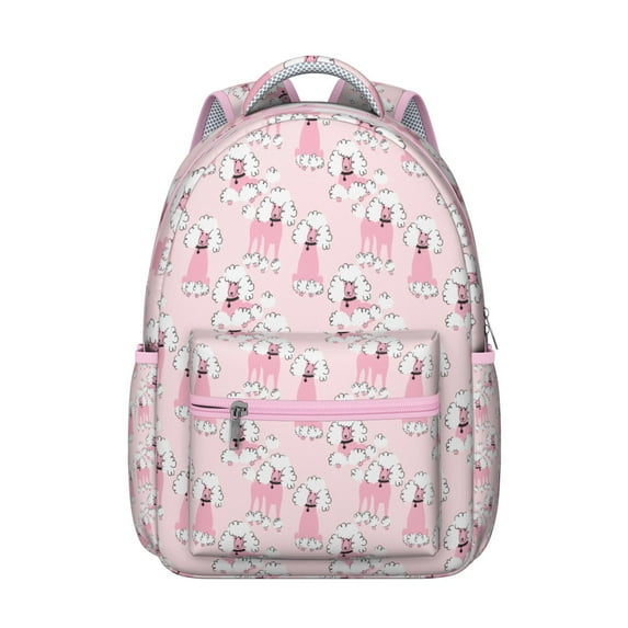 "Cute Dog Pattern Backpack - Waterproof School Backpack for College & Work, Durable Dog Lover Gift with Spacious Compartments, Lightweight Design for Daily Use"