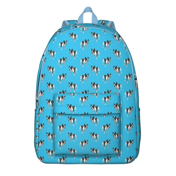 Cute Dog Pattern Vintage Backpack – Artistic Watercolor Dog Print Travel Backpack with Comfortable Carrying, Anti-theft Multifunctional Design Perfect for Daily Commuting and Outdoor Activities