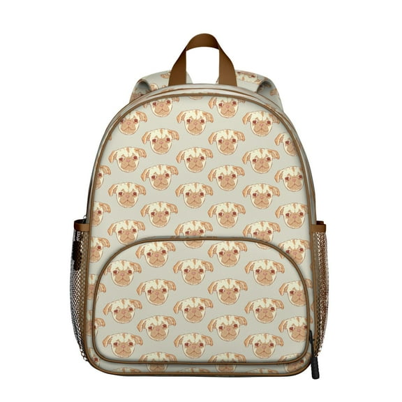 Cute Dog Paw Print Mini Backpack, Lightweight Travel Bag for Pet Lovers and Canine Enthusiasts