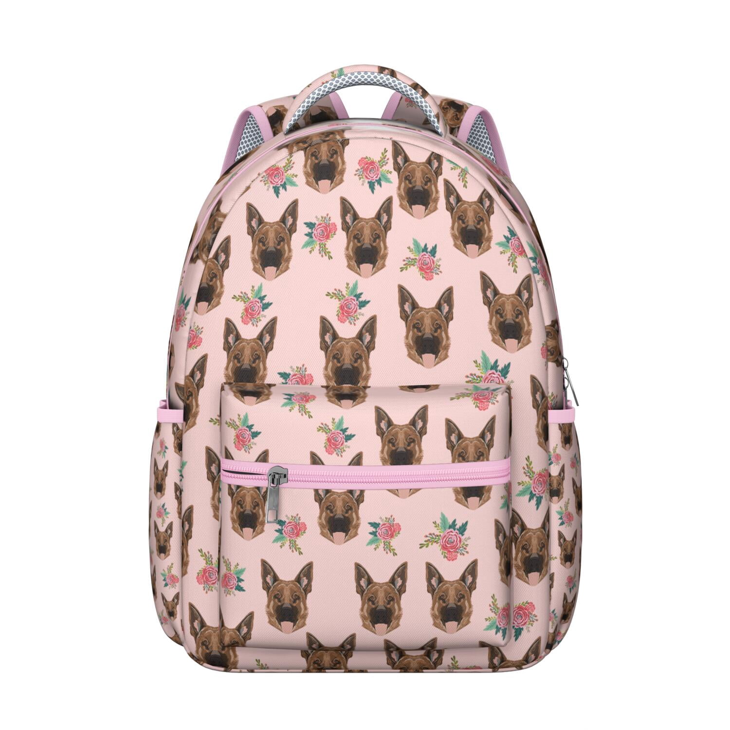 Cute Dog Paw Print Student Backpack with Playful Puppy Cartoon Design ...
