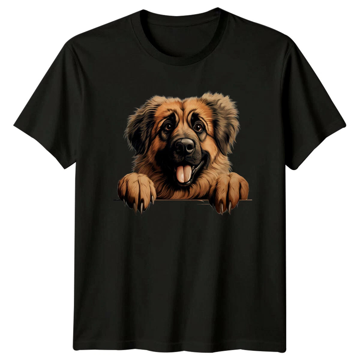 Cute Dog Peekaboo Pet German Shepherd Puppy Art T-Shirt - Walmart.com