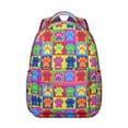 thumbnail image 1 of Cute Dog Print Backpack for School - Large Capacity Bookbag with Organizer Pockets, Durable Waterproof Fabric, Comfortable Carry for Students & Commuters, 1 of 6