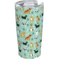 thumbnail image 1 of Cute Dog Puppy Stainless Steel Thermal Insulated Vacuum Tumbler with Lid 20 Oz, Paw Travel Mug Gift for Dog Lover, Holiday Birthday Christmas Gift for Dad Mom Friend Sister Bestie, 1 of 6