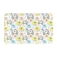 Cute Dog Puppy cartoon Bathroom Rugs, NonSlip Absorbent Bath Mat Rugs