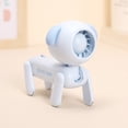 thumbnail image 1 of Cute Dog-Shaped Portable Mini Fan with Phone Stand Function, Handheld Desktop Cooling Fan with Strong Wind Output, Compact Personal Fan for Home, Office, and Travel Use, 1 of 8