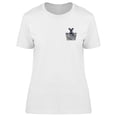 thumbnail image 1 of Cute Dog Sitting In The Pocket T-Shirt Women -Image by Shutterstock, Female Medium, 1 of 2