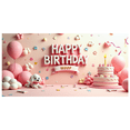 thumbnail image 1 of Cute Dog Themed Happy Birthday Banner with Balloons Cakes and Gifts Backdrop Party Supplies Decors Photography Props for Birthday Party Pet Celebration Event Photo Booth Decorations, 1 of 8