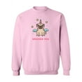 thumbnail image 1 of Cute Dog Unicorn Sweatshirt Women -Image by Shutterstock, Female x-Large, 1 of 4