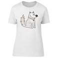 thumbnail image 1 of Cute Dog With A Heart On Collar T-Shirt Women -Image by Shutterstock, Female x-Large, 1 of 4