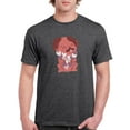 thumbnail image 1 of Cute Dog With Hearts T-Shirt Men -Smartprints Designs, Male Small, 1 of 4