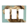 thumbnail image 1 of Cute Doggie Switch Cover Decorative Wall Plate 3-Gang Standard Size, 1 of 5
