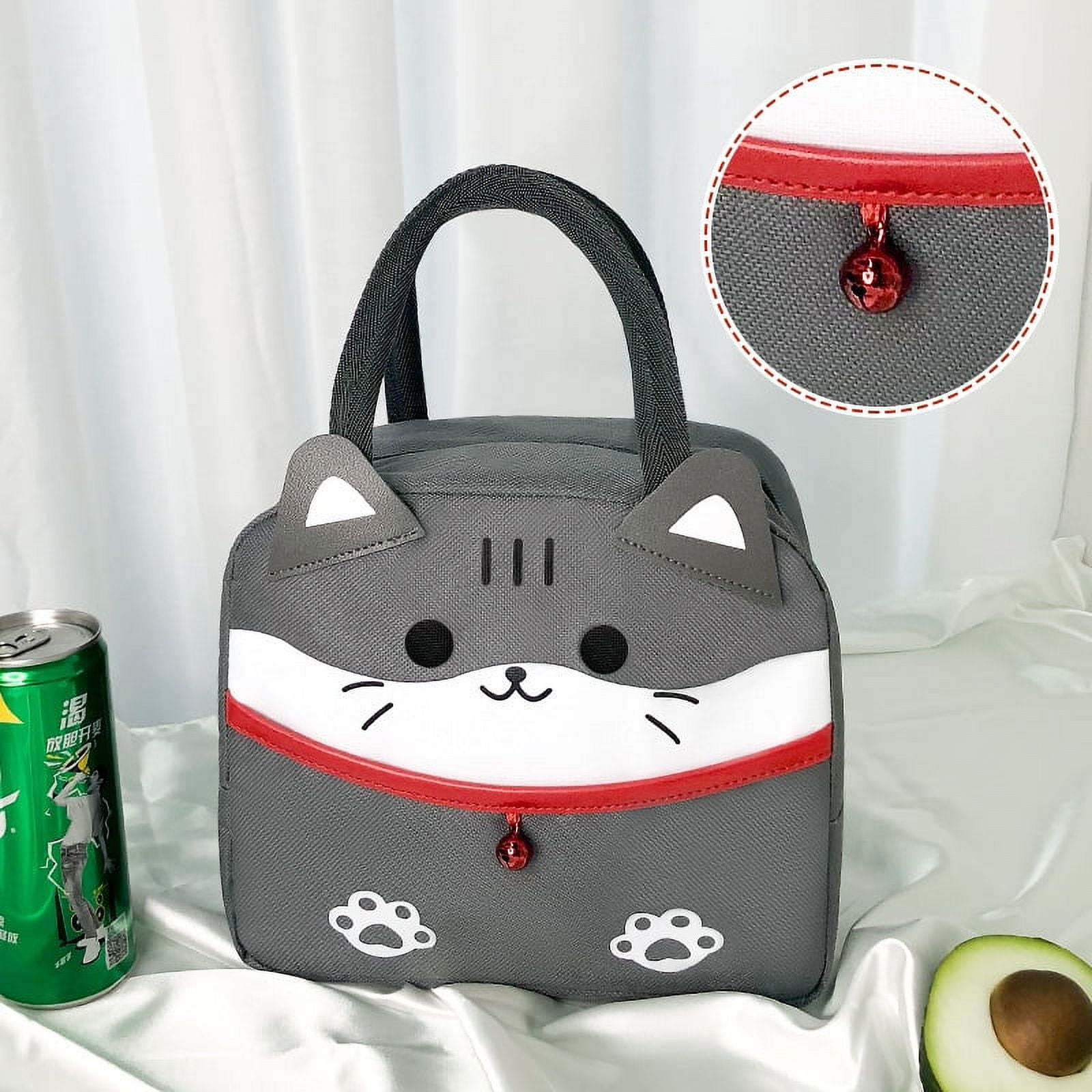 Cute Cartoon Animals Leisure Time Lunch Bags For Kids Reusable Insulated  Lunch Box Female White Collar Nurse Student Office Worker Lunch Tote Bag
