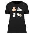 thumbnail image 1 of Cute Dogs 4 Doodles T-Shirt Women -Image by Shutterstock, Female XX-Large, 1 of 2