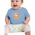 thumbnail image 1 of Cute Dogs In Basket T-Shirt Infant -Image by Shutterstock,  12 Months, 1 of 4
