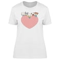 thumbnail image 1 of Cute Dogs On A Heart Doodle T-Shirt Women -Image by Shutterstock, Female XX-Large, 1 of 2